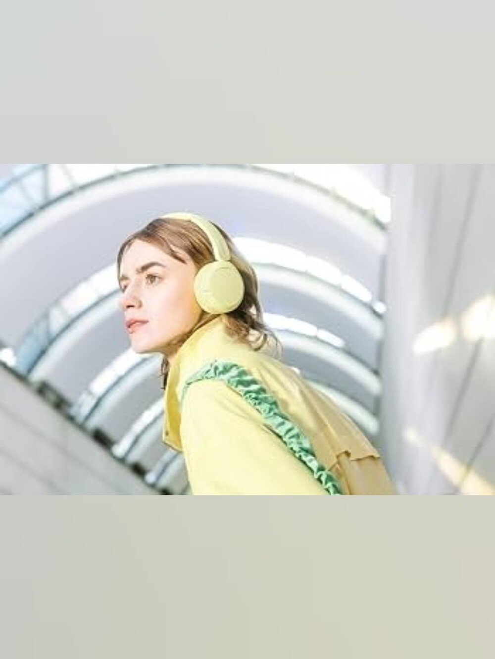 Sony Yellow Wireless Bluetooth Headphones